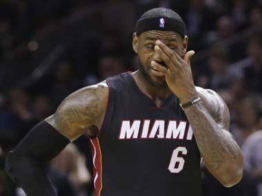 File image of LeBron James. AP