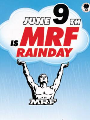 A typical MRF Rain Day ad