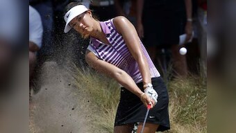 US Women's Open: Wie stumbles but recovers to share lead with Yang