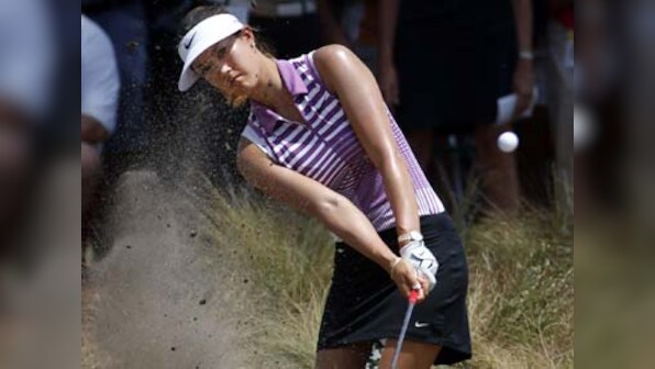 US Women's Open: Wie stumbles but recovers to share lead with Yang
