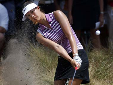 US Women's Open: Wie stumbles but recovers to share lead with Yang US Women's Open: Wie stumbles but recovers to share lead with Yang