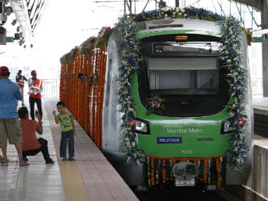 Mumbai Metro is seen in this file photo. Reuters