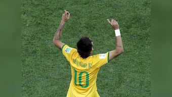 World Cup 2014: Neymar brace gives Brazil controversial win