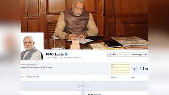 Modi a hit on Facebook too: PMO page gets over million 'likes' in 4 days