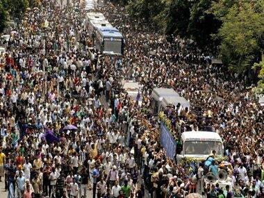 Celebrations began when KKR won the IPL finals this year. File photo from the victory rally. PTI