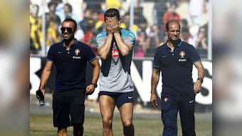 Portugal sweats as Ronaldo cuts short training session