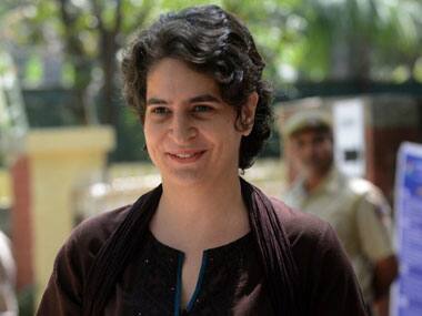 Priyanka Gandhi in a file photo. AFP