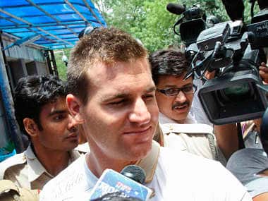 File photo of Australian cricketer Luke Pomersbach. Reuters