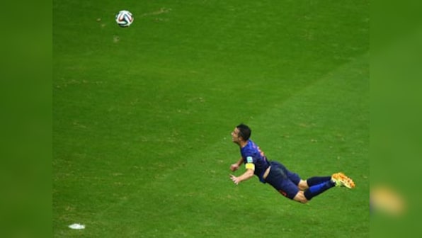 From RVP's flying header to Rodriguez's volley: The best goals of World Cup 2014