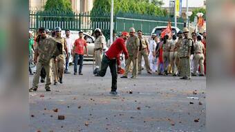 SP, BJP workers clash in UP over rail fare hike