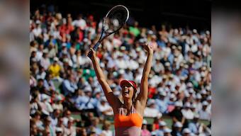 Sharapova battles past Bouchard to reach French Open final again