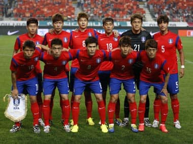 File picture of South Korea team. Reuters