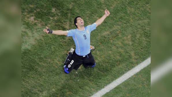 Revenge of Suarez: England's World Cup dream in jeopardy as Uruguay win 2-1