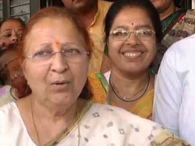 Sumitra Mahajan in a file photo. Ibnlive