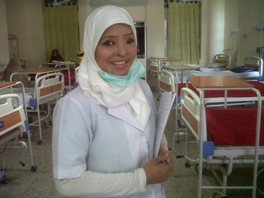 Nursing hope: Acid attack victim back in hospital, to heal others Nursing hope: Acid attack victim back in hospital, to heal others