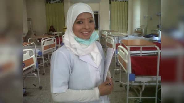 Nursing hope: Acid attack victim back in hospital, to heal others