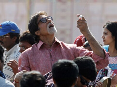 Amitabh Bachchan rings BSE bell to promote his TV show Yudh