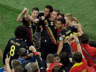 WC 2014: 10-man Belgium beat Korea to record three wins out of three WC 2014: 10-man Belgium beat Korea to record three wins out of three