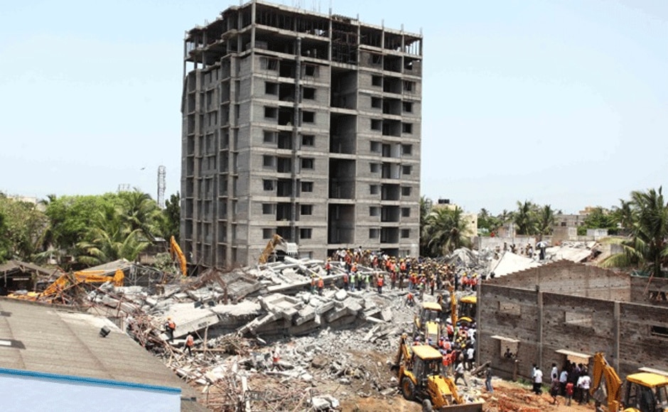 Photos: Death Toll Rises To 11 In Chennai Building Collapse, Many Still ...