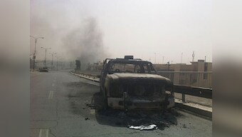 Iraqi helicopters launch airstrikes in militant-held Tikrit