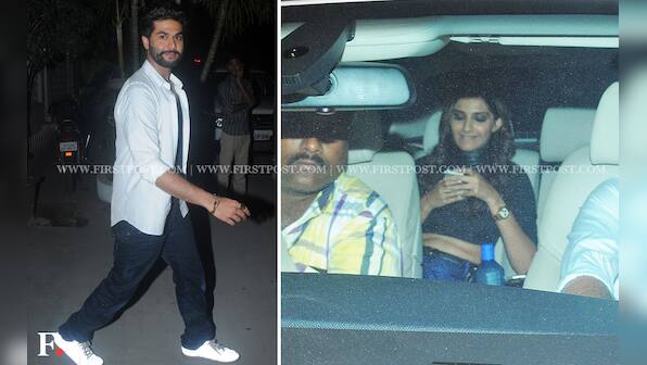 Spotted: Sonam, Jacqueline Fernandez at Karan Johar's party