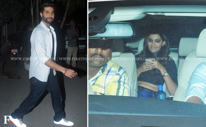 Spotted: Sonam, Jacqueline Fernandez at Karan Johar's party