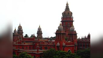Advocates sport black cloth over mouth to press for Tamil as court language in Madras HC