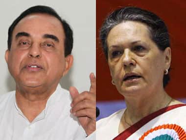 Subramanian Swamy and Sonia Gandhi. Agencies.