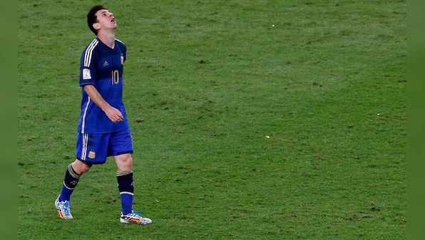 Photos: A stunned Lionel Messi after losing the World Cup final 