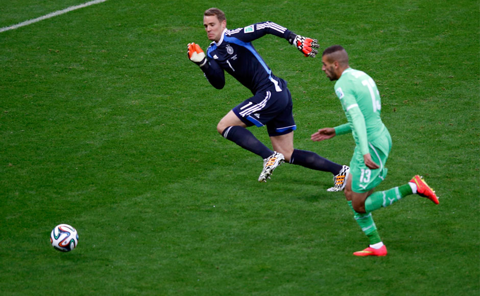 Photos: Manuel Neuer the 'sweeper keeper' saves Germany in World Cup Photos: Manuel Neuer the 'sweeper keeper' saves Germany in World Cup