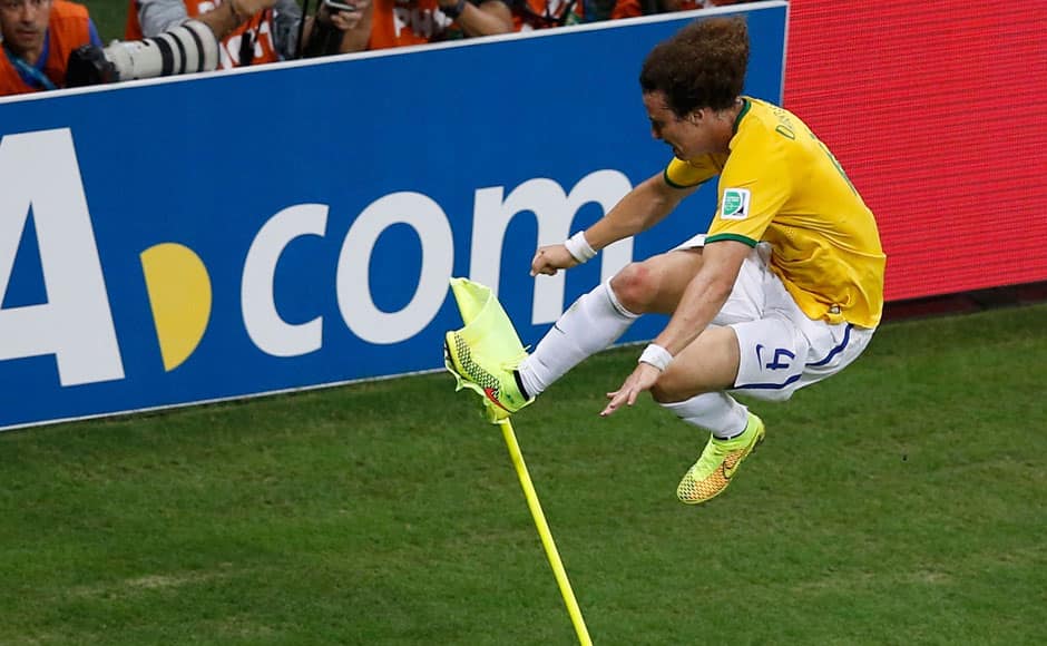 It was Luiz's first shot of the match via which he scored the goal. He then set off in wild celebrations. Reuters