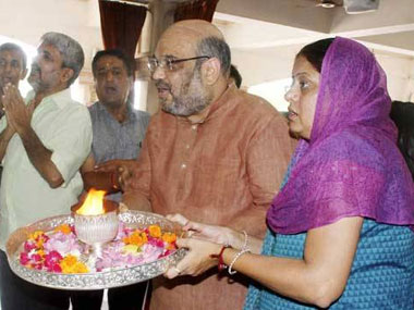 BJP leaders, ministers attend Amit Shah's son's engagement function BJP leaders, ministers attend Amit Shah's son's engagement function