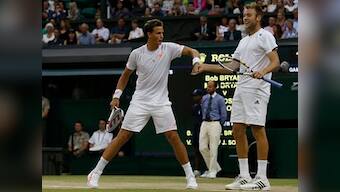 Sock, Pospisil beat Bryans in Wimbledon final 