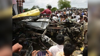 Telangana: Toll in school bus-train collision rises to 18