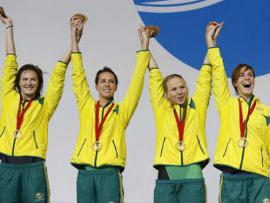 CWG 2014: Australia set new women's freestyle relay world record CWG 2014: Australia set new women's freestyle relay world record
