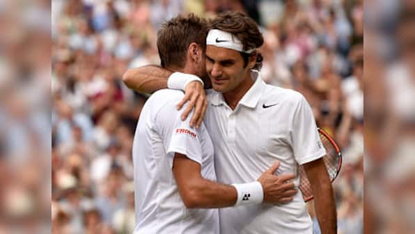 Emotional Federer finds room for sentiment for friend Wawrinka