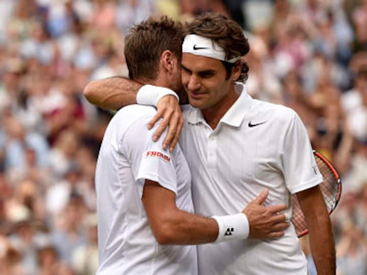 Emotional Federer finds room for sentiment for friend Wawrinka Emotional Federer finds room for sentiment for friend Wawrinka