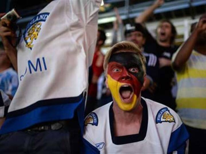 Anyone but Argentina: Relieved Brazil celebrate Germany World Cup win