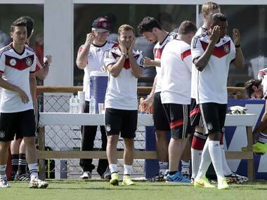 Germany are the favourites going into the World Cup final against Argentina. AP
