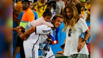 I didn't know what was happening after scoring the goal, says Goetze