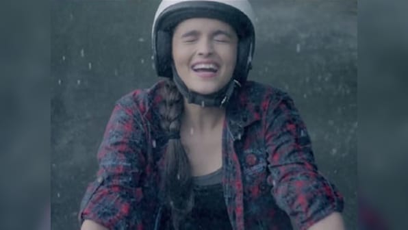 Alia Bhatt rides off with her Hero Pleasure in new commercial