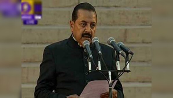 Union Minister Jitender Singh lauds the contribution of Space Application Centre at a review meeting with scientists