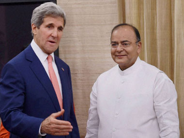 John Kerry meets Arun Jaitley, discusses India's stance on WTO issue John Kerry meets Arun Jaitley, discusses India's stance on WTO issue