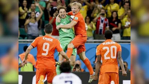 World Cup 2014: Tim Krul stars as Netherlands beat Costa Rica on penalties