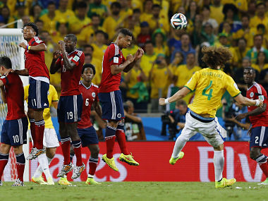 World Cup: Brazil's David Luiz attributes free kick technique to genetics World Cup: Brazil's David Luiz attributes free kick technique to genetics