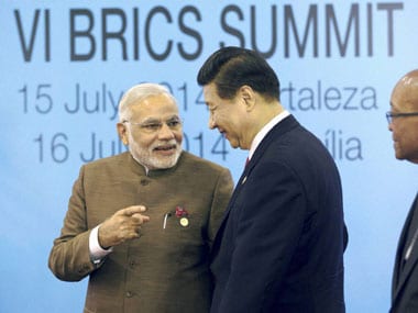 File image of Narendra Modi and Xi Jinping. PTI