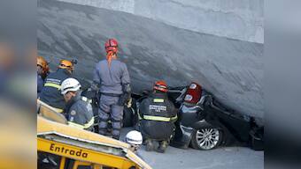At least two killed as unfinished overpass in World Cup project collapses