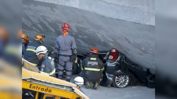 At least two killed as unfinished overpass in World Cup project collapses