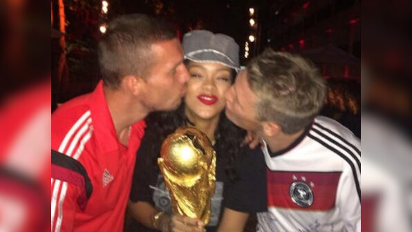FIFA 2014: When Rihanna celebrated the World Cup win with Germany 
