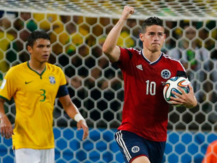 I think the referee influenced the game a lot: James Rodriguez
